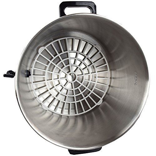 Syntrox Germany GK-2000W-SS De Luxe - Olla eléctrica de acero inoxidable con grifo (27 L)