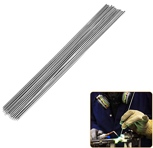 SZQL Aluminio Varillas para soldar, 5 Universal de Baja Temperatura de Aluminio Barras de reparación, Tubería Redonda Recta,5pcs,2.0mm