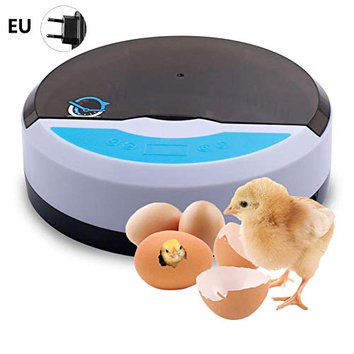 Szseven Incubadora automática de Huevos Criador de Huevos Digital Dispositivo de cría de Aves de Corral para Pollos, Patos, Aves de Ganso (Huevos de 9 Piezas)