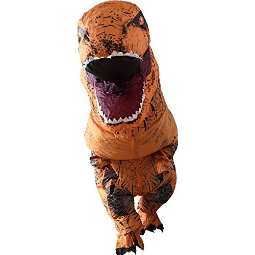 T-Rex Inflatable Dinosaur Mascot Party Costume Fancy Dress Cosplay Outfit Adult …