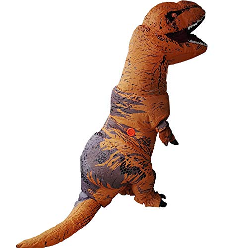 T-Rex Inflatable Dinosaur Mascot Party Costume Fancy Dress Cosplay Outfit Adult …