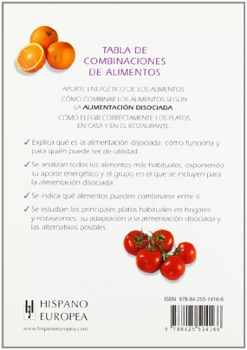 Tabla de combinaciones de alimentos (Tablas de alimentos)