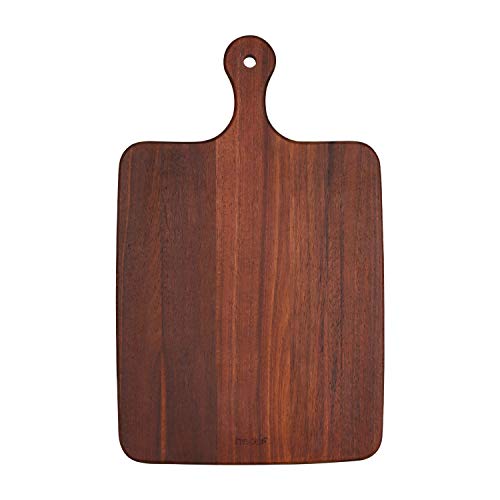 Tabla de cortar de madera de acacia de Hecef para cortar madera dura ultra gruesa, para cortar y servir carne, verduras, frutas y quesos