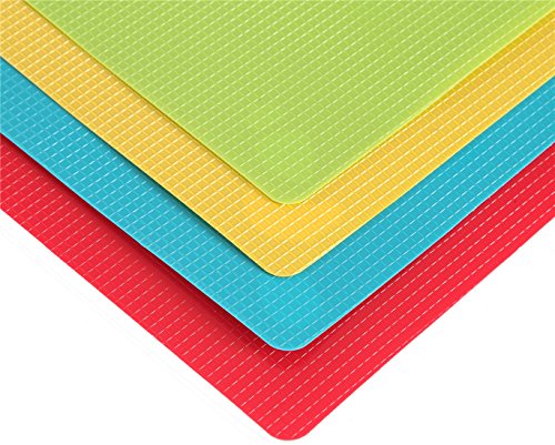 Tablas de Cortar Alimento Profesional Polietileno Antideslizante Plastico Tablas Para Cortar Set de 4 38*30cm