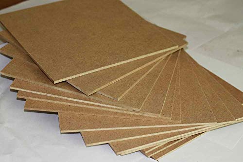 Tableros de madera DM (MDF) de 5MM. Tamaños disponibles A0, A1, A2, A3, A4, A5 (a elegir). Soporte para manualidades, decoración, dibujo, DIY, bricolaje, pintura. (2ud_A2,(594x420mm))