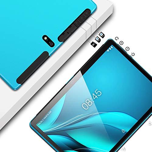 Tablet 10 Pulgadas Android 10.0 - MEBERRY Ultrar-Rápido Tableta 4GB RAM+64GB ROM - Certificación Google gsm - Dual SIM - 8000mAh |WI-FI|Bluetooth|GPS| Type-C Tablet (5.0+8.0 MP Cámara) -Bleu