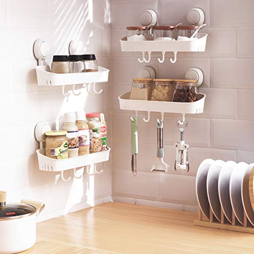 TAILI Organizador de Especias de Cocina para Encimera, Organizador de Gabinetes de Gran Capacidad, Estante de Mostrador, Almacenamiento Multiusos para Carga de Baño de Cocina