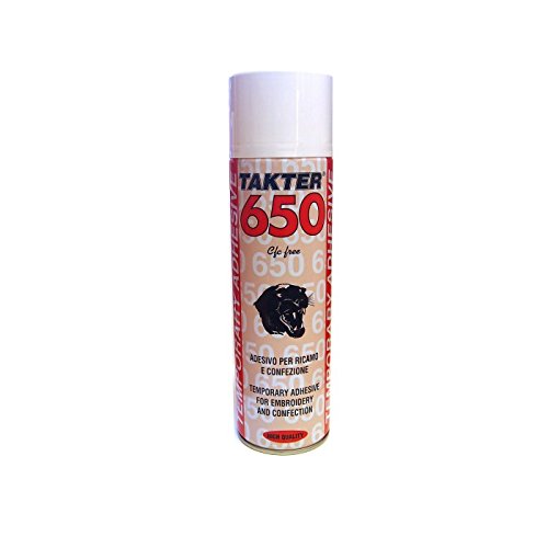 Takter 650 - Spray Textil Fijador Adhesivo para todo tipo de Telas y Tejidos, 500ml