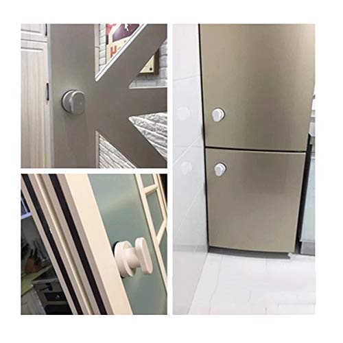 Tangger 4 PCS Ventosa Fuerte Manija de la Puerta para Refrigerador Cajon Puerta de Cristal Cuarto de Baño