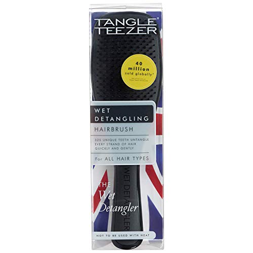 Tangle Teezer Wet detangler Midnight Black, biegsamen cerdas y mango nrevive