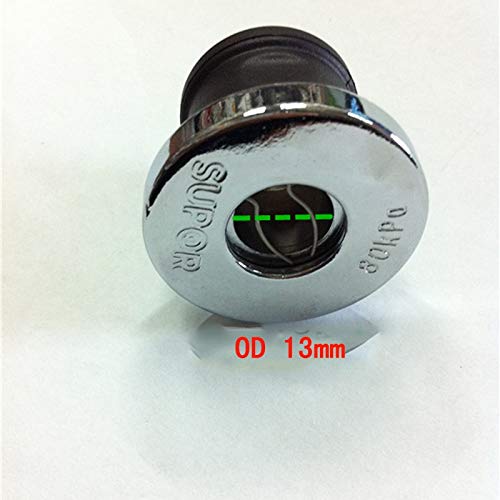 TangMengYun 80KPa de presión eléctrica de la válvula de presión Olla de presión Olla de presión Válvula limitadora de 1.3cm (tamaño : 1pcs)