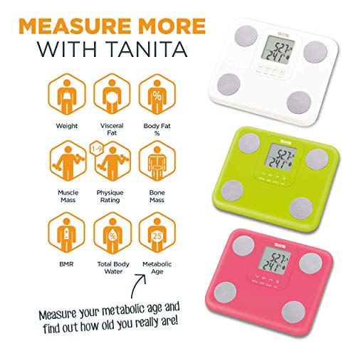 Tanita BC-730 Innerscan - Báscula de análisis corporal por segmentos, color verde, lcd