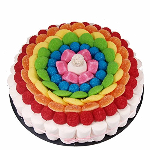 Tarta de golosinas -Rainbow 27 cm