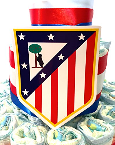 Tarta de pañales DODOT Atletico de Madrid