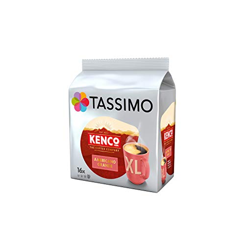 Tassimo Coffee Kenco Bundle Cápsulas de Café - Kenco Americano Smooth/Americano Grande/reine kolumbianische - 5 Paquetes (80 Porciones)