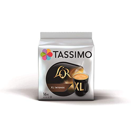 Tassimo Coffee L'OR XL Bundle Cápsulas de Café - L'OR Classique XL & Intense XL - 5 Paquetes (80 Porciones)