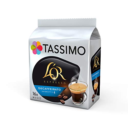 Tassimo L'OR Espresso Decaffeinato Cápsulas de Café - 5 Paquetes (80 Porciones)