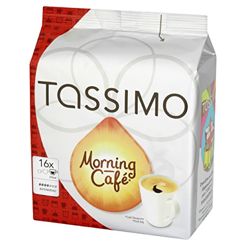 TASSIMO Morning Cafe Café Cápsulas de Café Paquete de 5, 80 Bebidas