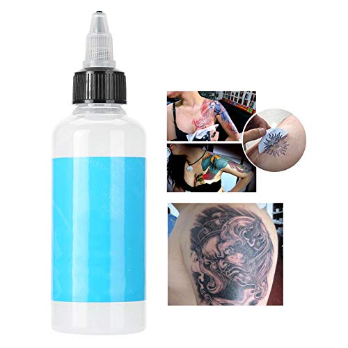 Tattoo Transfer Gel, Solución de transferencia de tatuajes profesional de 90ml Gel Plantilla Crema Imprimación, Pomada segura de larga duración Arte corporal para tatuajes