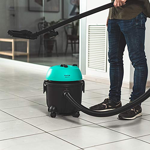 Taurus Ateca Active - Aspirador Industrial Multiuso, Wet&Dry Para Líquidos y Sólidos, Diseño Compacto, 1400W, Sin Bolsa,78Db, Hepa