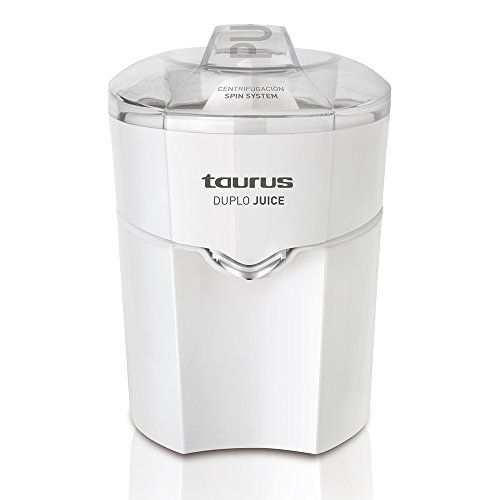 Taurus Duplo Juice 924.174, 30 W, 1 Liter, 0 Decibelios, PU|Acero Inoxidable