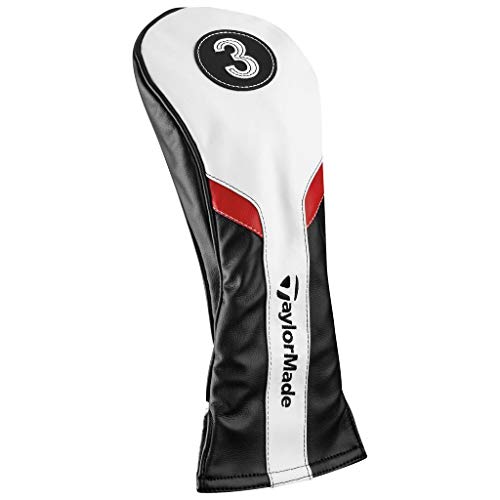 TaylorMade B1587501 Fundas para Maderas de Golf, Hombre, Blanco, Talla Única