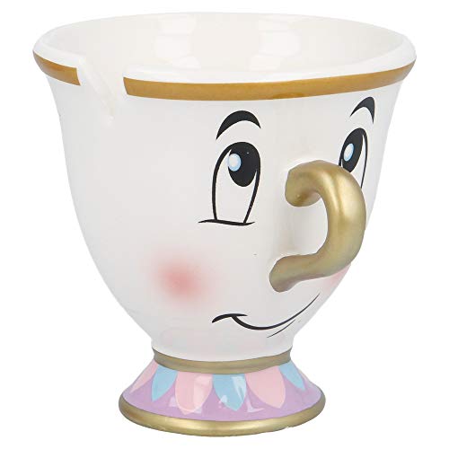 TAZA CERAMICA 3D 190 ML | CHIP LA BELLA Y LA BESTIA EN CAJA REGALO