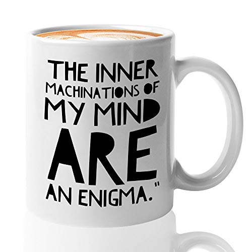 Taza de café de animación – The Inner Machinations Of – Patrick serie de televisión animada de dibujos animados, personaje de ficción, estrella de mar, regalo para amigo compañero de trabajo, 11 onzas