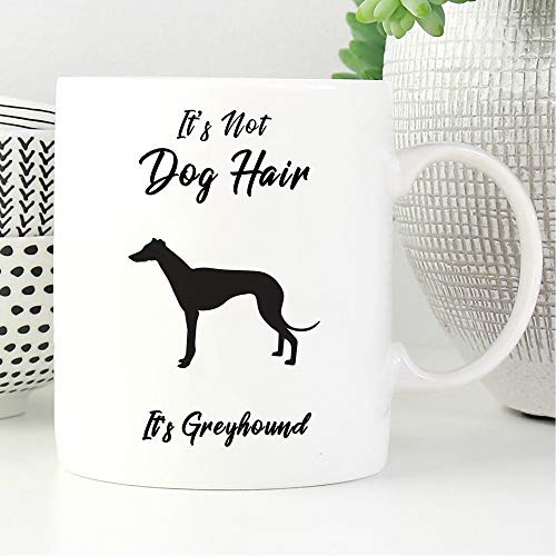 Taza de café personalizada con texto en inglés "It's Not Dog Hair Its Ibizan Hound", taza de cerámica para el hogar y la oficina, cumpleaños, aniversario, Halloween, Navidad, día de San Valentín.