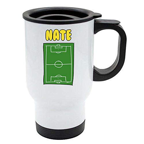 Taza de viaje con nombre de Nate – Regalo personalizado para hobby