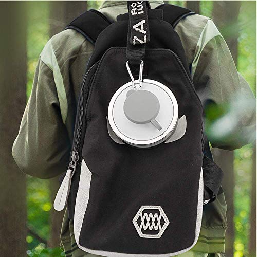 Taza plegable de café, camping, taza de viaje, 500 ml, 100% de calidad alimentaria, silicona libre de BPA, adecuado para actividades al aire libre, camping, senderismo