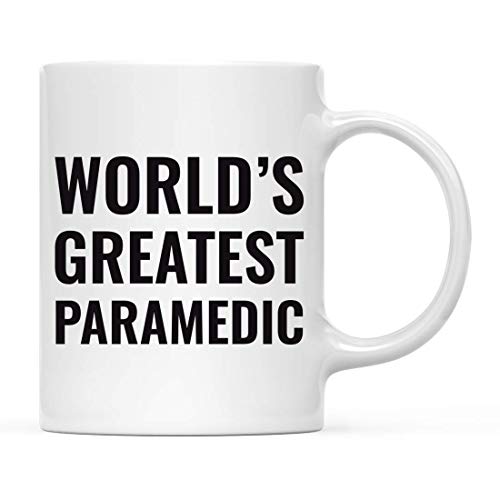 Tazas 11oz. Regalo de taza de café para hombres o mujeres, la taza paramédica más grande del mundo, regalo de graduación de promoción de copa para él
