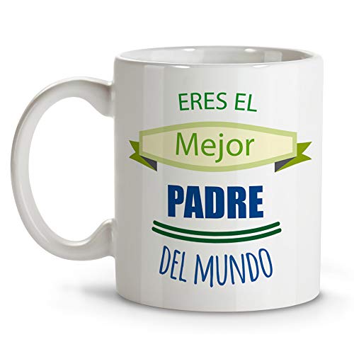 Tazas Personalizadas con Foto Papá. Regalos Personalizados para Hombre. Varios Diseños y Colores de Interior. Mi Padre