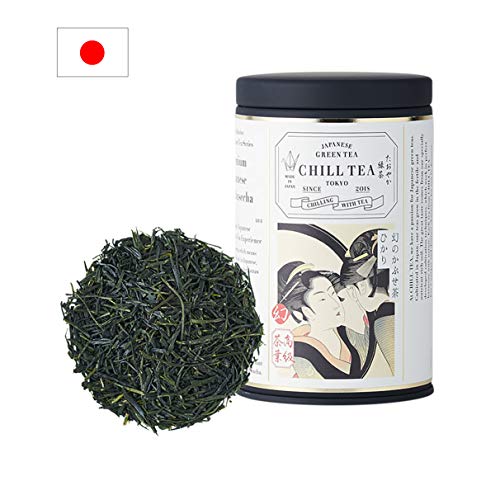 Té Exclusivo Verde Kabusecha "Hikari" 【Premiado con el premio Nihoncha al mejor producto】100% de té verde japonés de CHILL TEA Tokyo – Elaborado con la cosecha de las primeras hojas sueltas - 60g