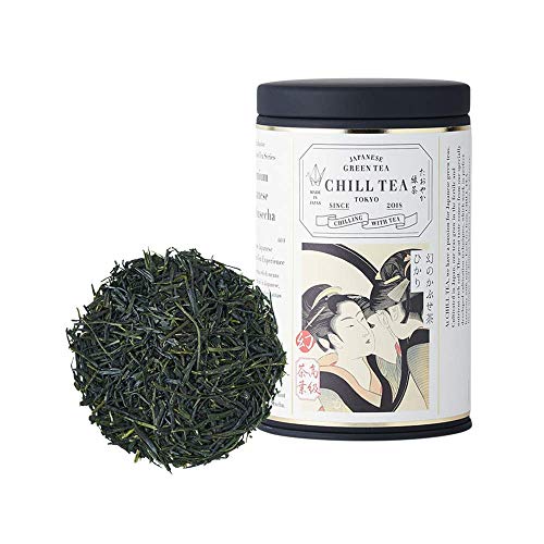 Té Exclusivo Verde Kabusecha "Hikari" 【Premiado con el premio Nihoncha al mejor producto】100% de té verde japonés de CHILL TEA Tokyo – Elaborado con la cosecha de las primeras hojas sueltas - 60g