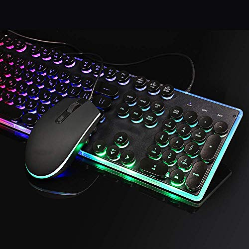 Teclado Teclado Ordinaria del ratón del ordenador teclado teclado for juegos de Rusia juego Raid teclado con cable del ratón del teclado ajustado diseño ultra-delgado teclado inalámbrico ligero ultra-