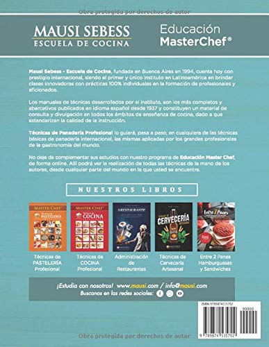 Técnicas de Panadería Profesional Master Chef: Mausi Sebess