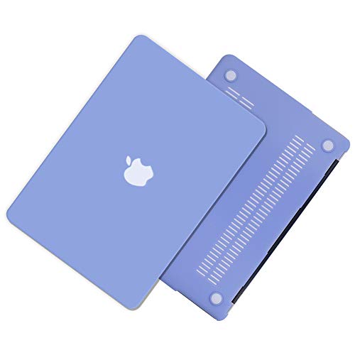 TECOOL Funda MacBook Air 13 Pulgadas (Versión: 2010-2017), Delgado Cubierta Plástico Dura Case Carcasa con Tapa del Teclado para MacBook Air 13.3 Pulgada (Modelo: A1466 / A1369) - Serenidad Azul