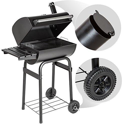 TecTake Barbacoa Barbecue Grill con Carbón Vegetal Parrilla Fumador - Varios Modelos - (BBQ Charcoal Grill | no. 401172)