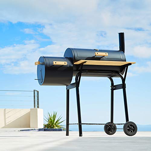 TecTake Barbacoa Barbecue Grill con Carbón Vegetal Parrilla Fumador - Varios Modelos - (Grill con carbón Vegetal Parrilla Fumador | no. 400821)