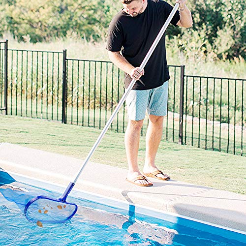 TedGem Recogehojas para Piscinas, Pool Net Leaf Skimmer, Red para Piscinas de Plástico Resistente Profunda para Recoger Hojas