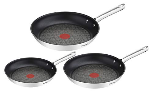 Tefal A70408 Sartén Multiuso - Cacerola (Sartén Multiuso, Negro, Acero Inoxidable, 32 cm)