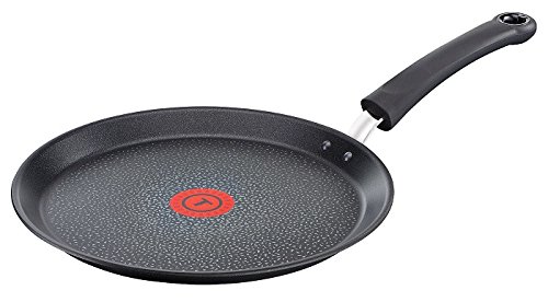 Tefal C6201605 Sartén para Crepes - Cacerola (Sartén para Crepes, Negro, Titanio, Thermo-Spot, Cerámico, Gas, Halógeno, Inducción, Placa de Sellado, 32 cm)