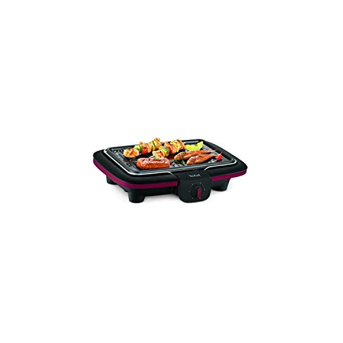 Tefal CB902O12 Parrilla Eléctrico 2300W Negro - Barbacoa (2300 W, Parrilla, Eléctrico, Parrilla + plancha, Negro, Rectangular)