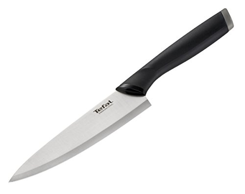 Tefal Chef Comfort Cuchillo, Acero Inoxidable, Negro