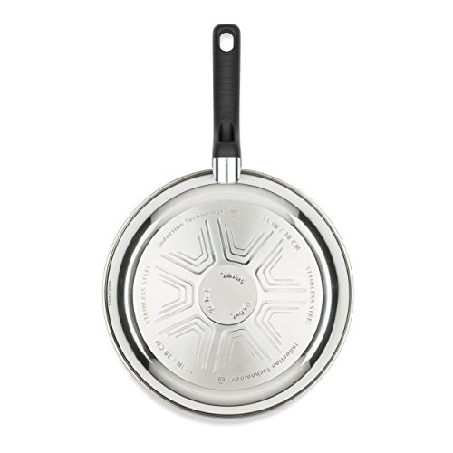 Tefal Comfort MAX - Sartén (Acero Inoxidable), Plata, 30 cm