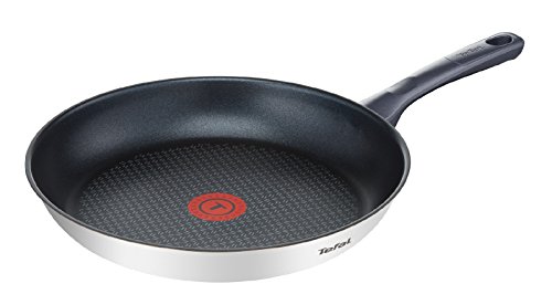 Tefal Daily Cook - Sartén de 24 cm, antiadherente de acero inoxidable, para todo tipo de cocinas incluido inducción