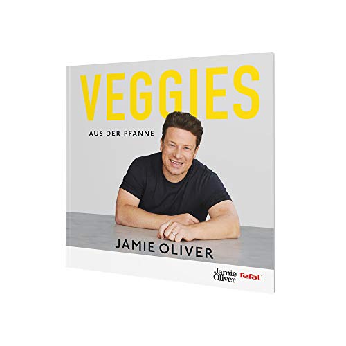 Tefal E43506.VEG Special Edition Jamie Oliver Classic - Sartén (28 cm, incluye libro de recetas Jamie Oliver Veggie de acero inoxidable)