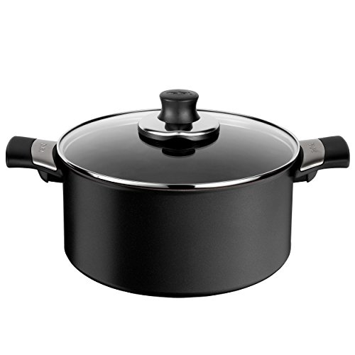 Tefal E44044 Talent Pro, Cacerola con Tapa con Revestimiento Antiadherente, diámetro de 20 cm, Aluminio, Color Negro, 32 x 21,4 x 120 cm.