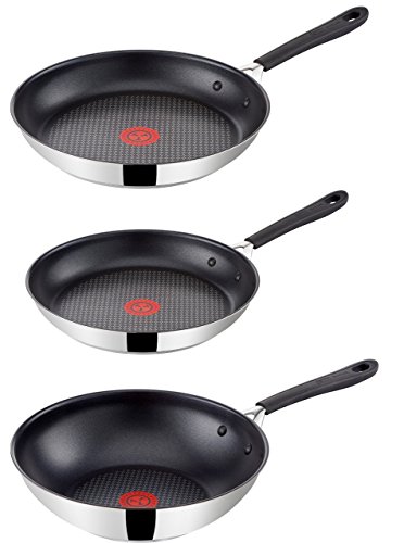 Tefal E7630514 Jamie Oliver - Sartén de acero inoxidable